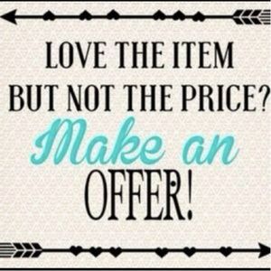 Offers Welcome!